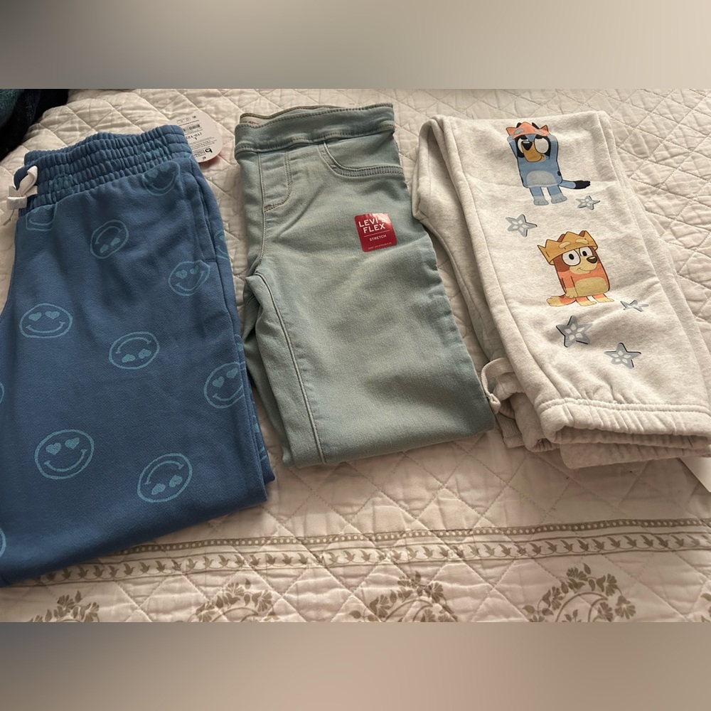 Levi's Flex Stretch Jeans and sweat pants bundle for Kids